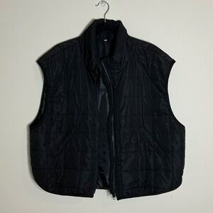 Black Quilted Puffer Vest
